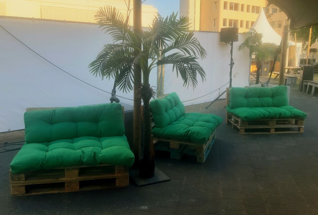 00366 palletbank groen